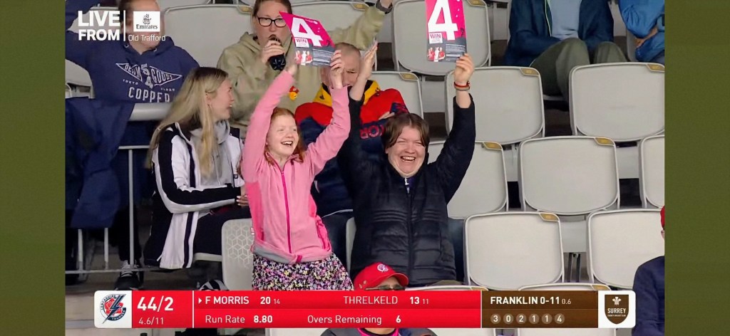 Rain, Trams and laughs: Our First T20 (T11) at Old&nbsp;Trafford